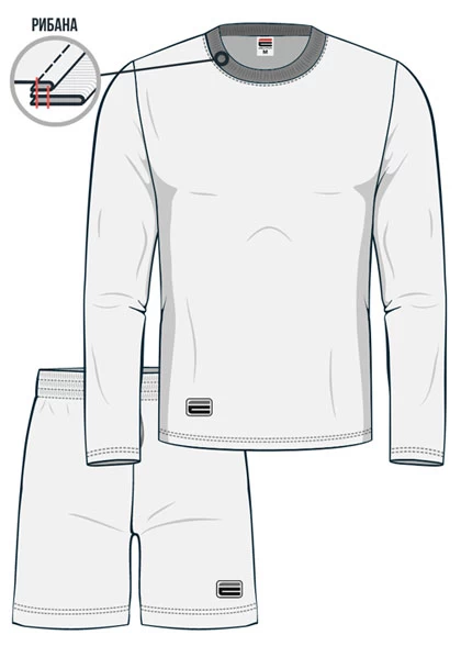Детская футбольная форма с лонгсливом FUT-K18-SUBL