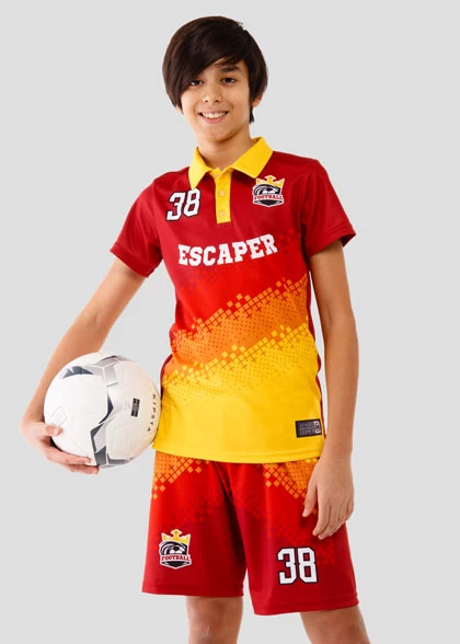 Детская футбольная форма с поло FUT-K34-SUBL