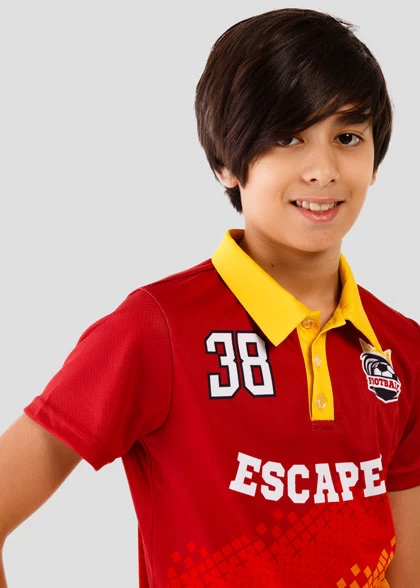 Детская футбольная форма с поло FUT-K34-SUBL