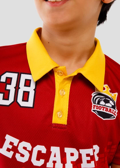 Детская футбольная форма с поло FUT-K34-SUBL