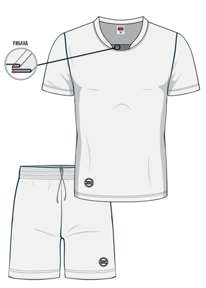 Футбольная форма для подростков FUT-K35-SUBL